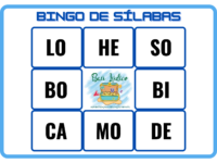 Bingo de Sílabas