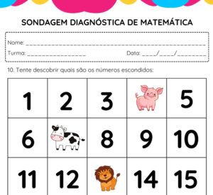 Sondagem diagnóstica - 1º ano - Matemática - Image 2